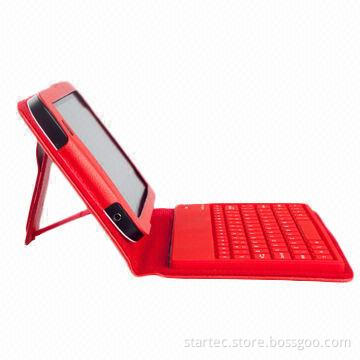 Bluetooth 3.0 Keyboard, Ideal for 7-inch Samsung Galaxy P1000, Built-in P1000 Leather Case